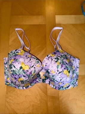 Victoria’s Secret Very Sexy Floral Butterfly Demi Smooth Bra 34DDD NWOT